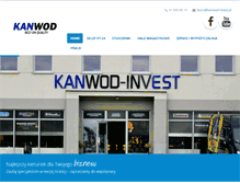 Tablet Screenshot of kanwod-invest.pl